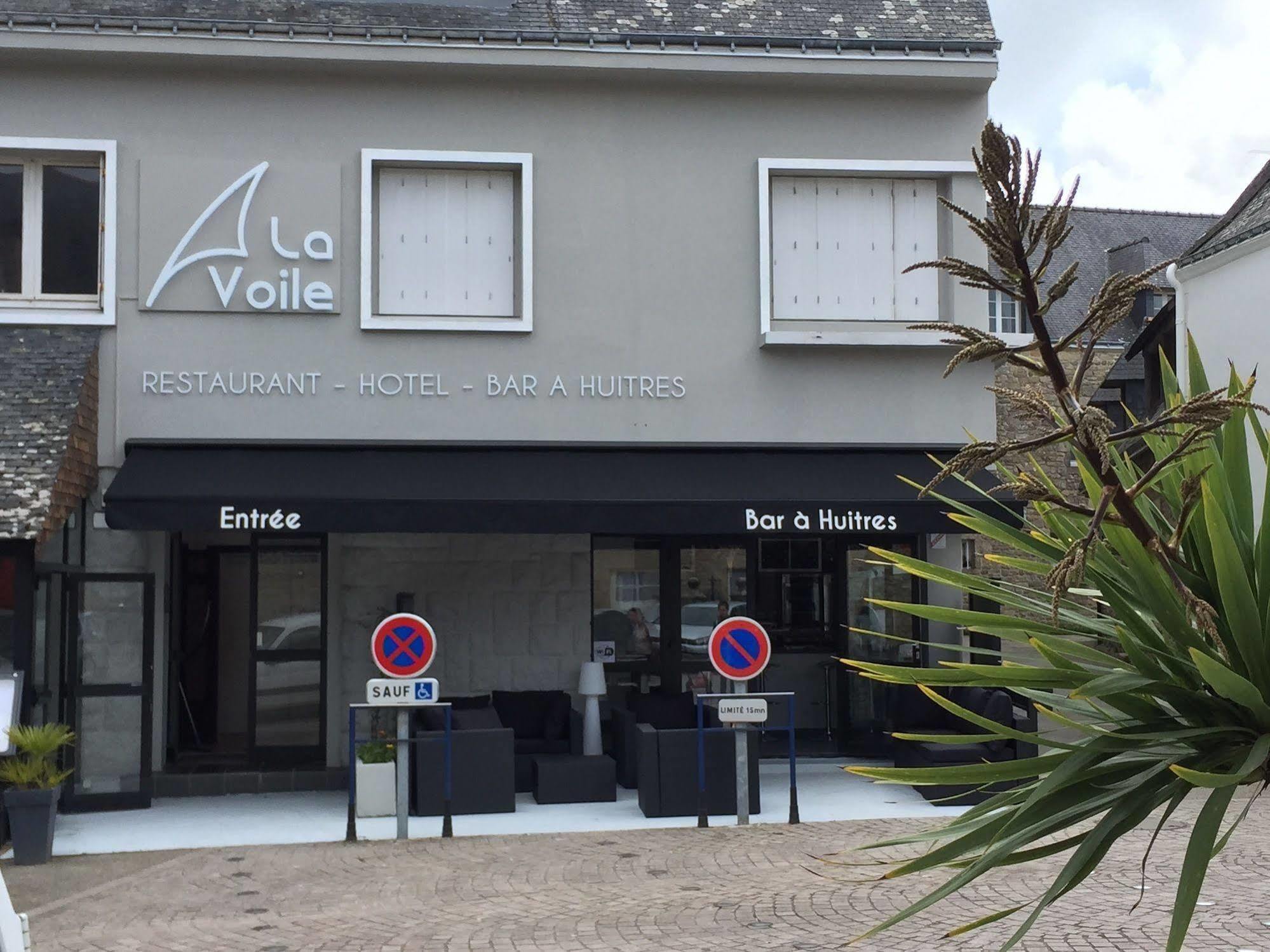 Hotel Restaurant La Voile - Le Dock'Er Locmariaquer Bagian luar foto